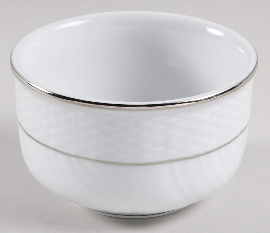 Platinum Edge Sugar Bowl No Lid by Herend-1
