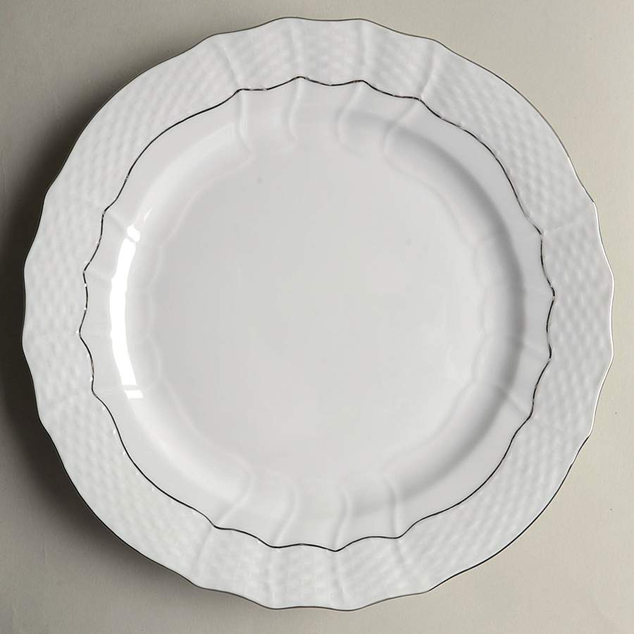Platinum Edge Service Plate (Charger) by Herend-1