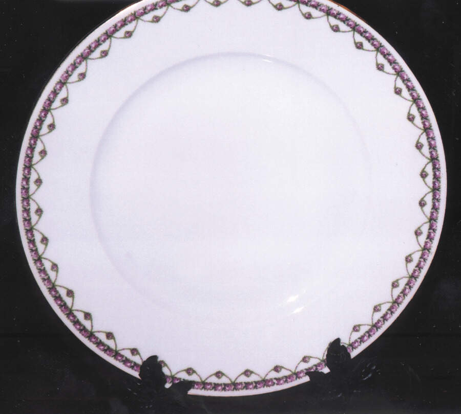 HWC23 Dinner Plate by HW (Germany, Czech)-1
