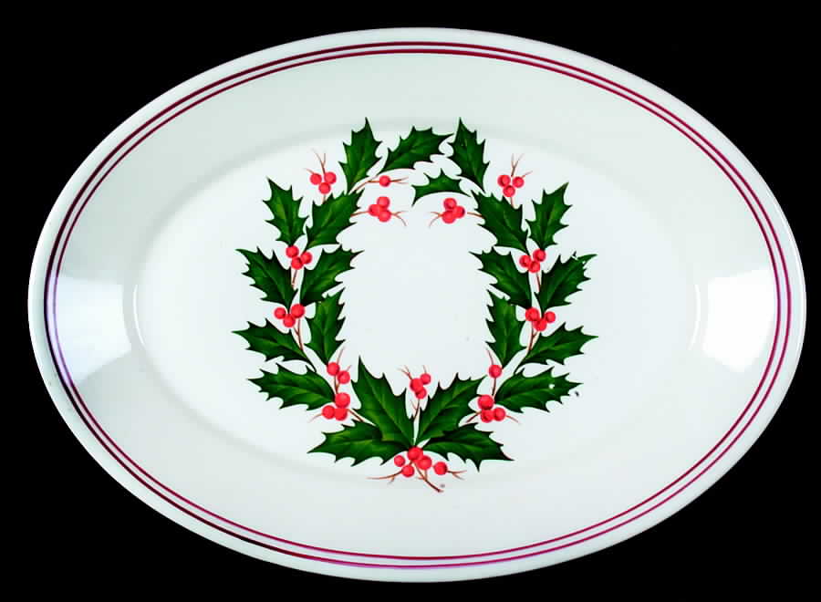 HLC2307 12" Oval Serving Platter by Homer Laughlin -1