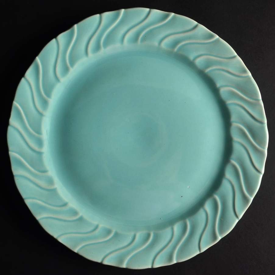 Capistrano Turquoise 11" Chop Plate (Round Platter) by Hollydale-1
