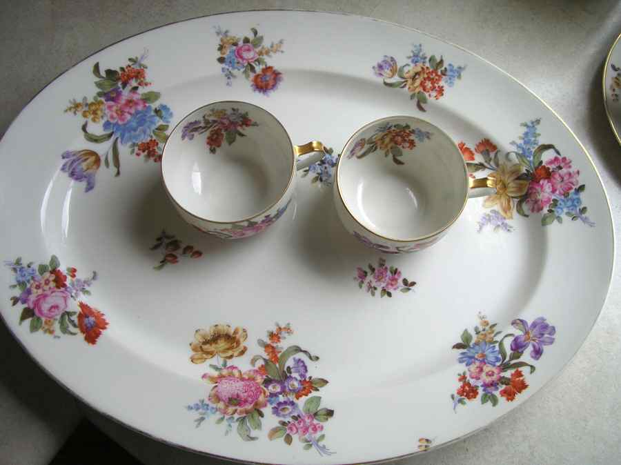 H2580 16" Oval Serving Platter by Haviland-1