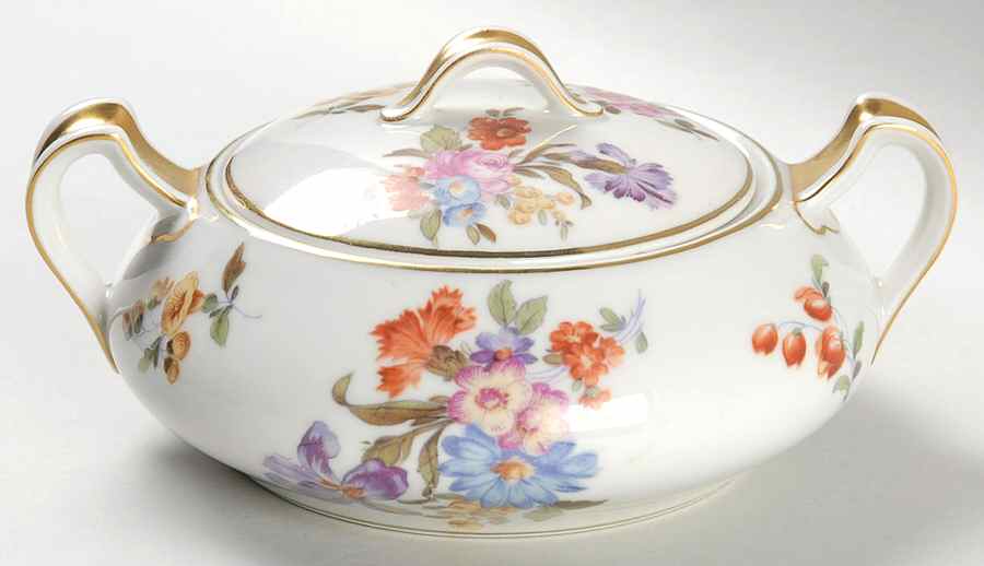 H2580 Sugar Bowl & Lid by Haviland-1