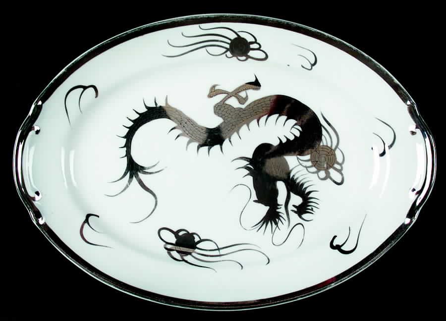 HYA17 12" Oval Serving Platter by Hayasi-1