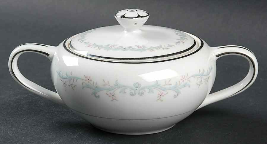Sweet Heart Sugar Bowl & Lid by Hira China-1