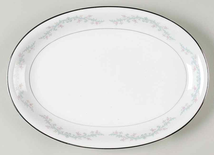 Sweet Heart 12" Oval Serving Platter by Hira China-1