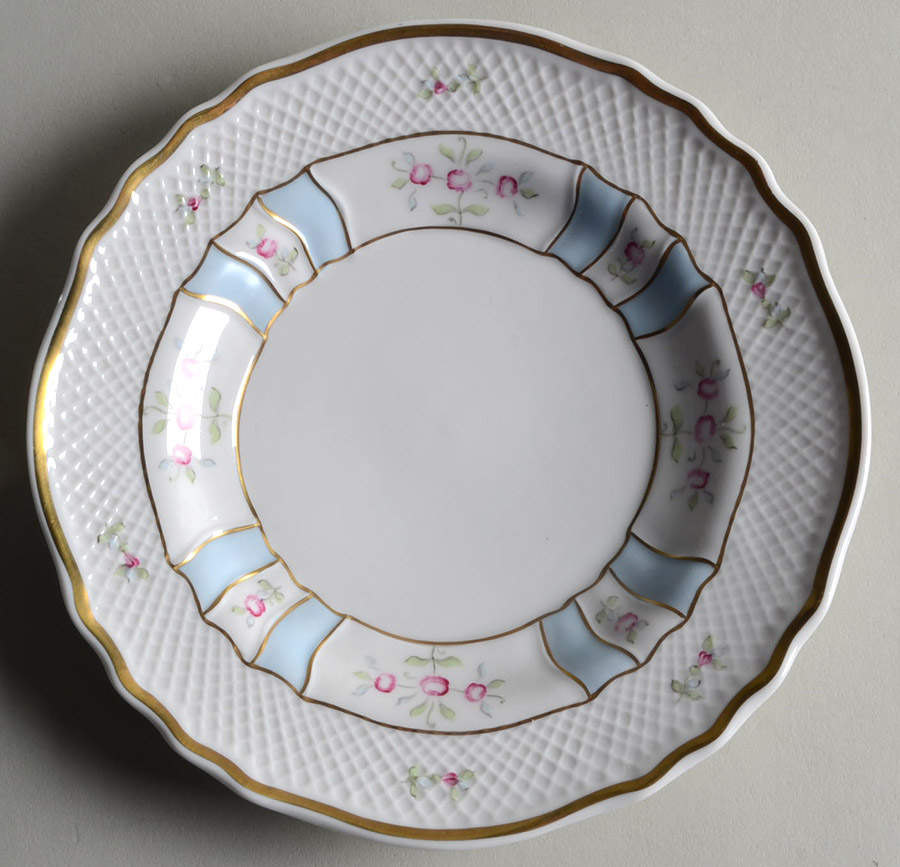 Savaria (Blue) Salad/Dessert Plate by Hollohaza-1