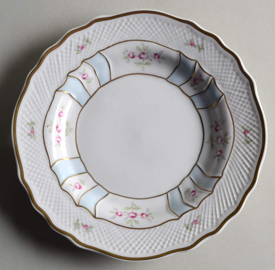Savaria (Blue) Salad Plate by Hollohaza-1
