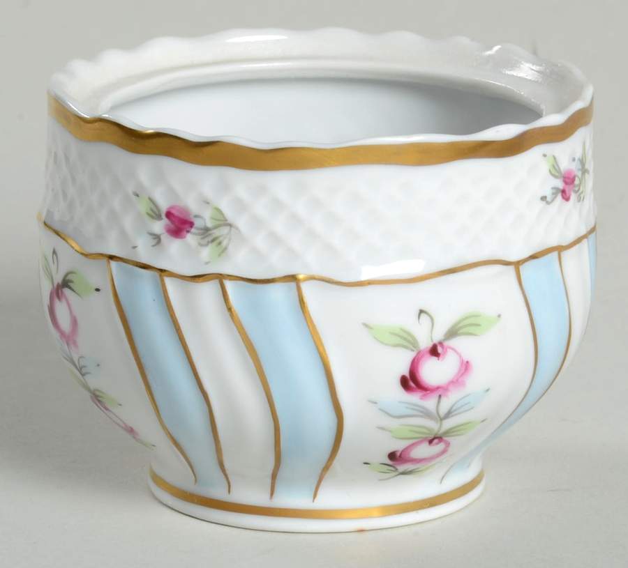 Savaria (Blue) Mini Sugar Bowl No Lid by Hollohaza-1