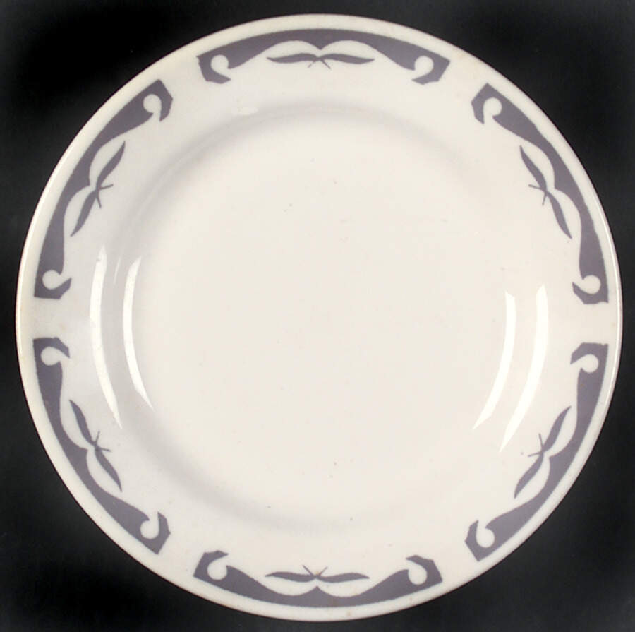Gray Wing Bread & Butter Plate by Homer Laughlin -1
