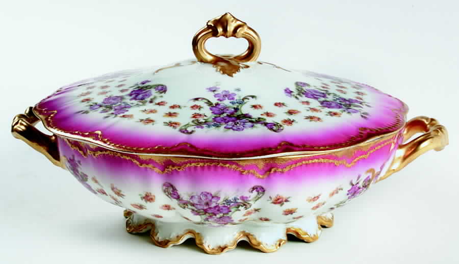 H2523 Round Covered Vegetable by Haviland-1