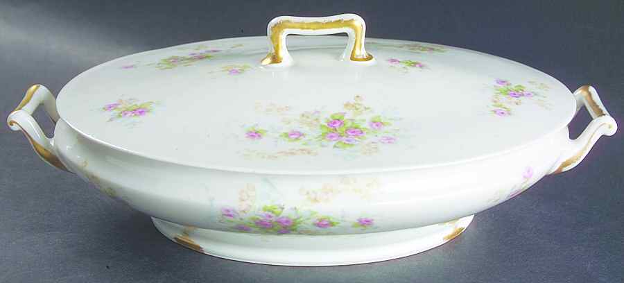 H2529 Oval Covered Vegetable by Haviland-1