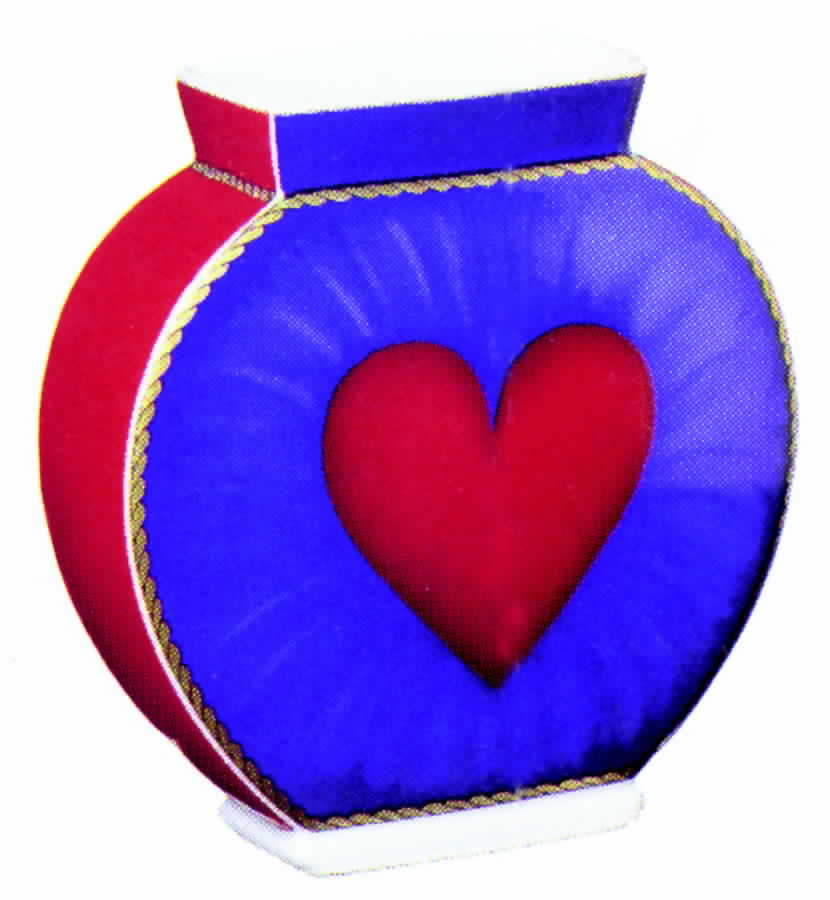 Heart Small Vase by Hutschenreuther-1