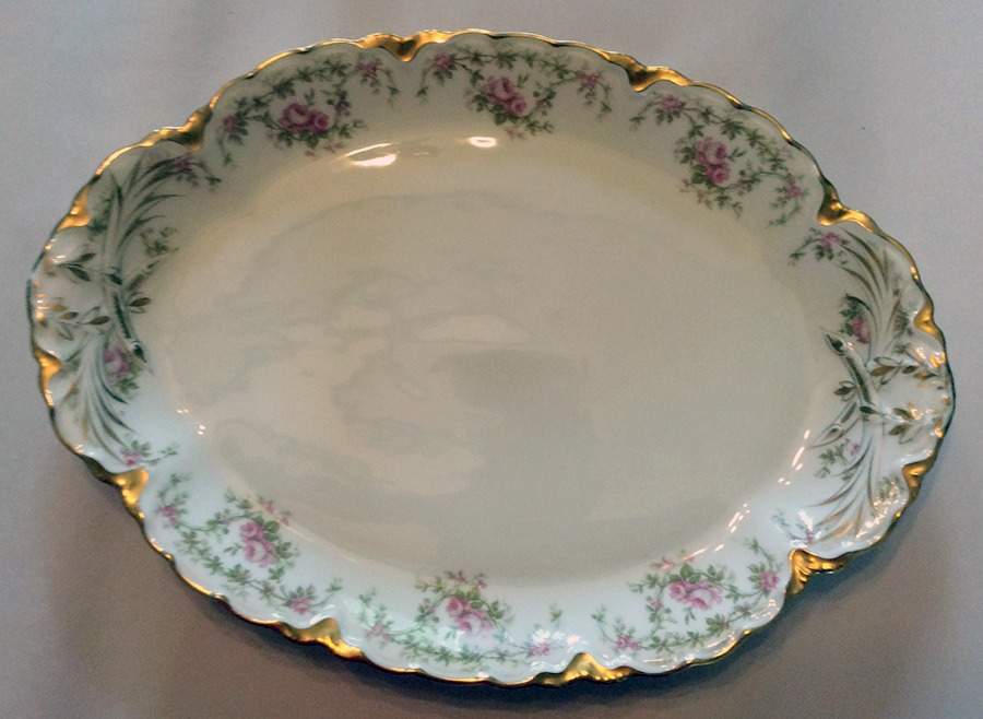 H2534 13" Oval Serving Platter by Haviland-1