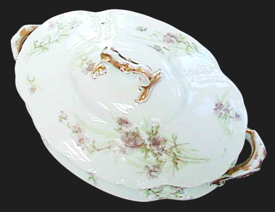 Schleiger 254-2 Oval Covered Vegetable by Haviland-1