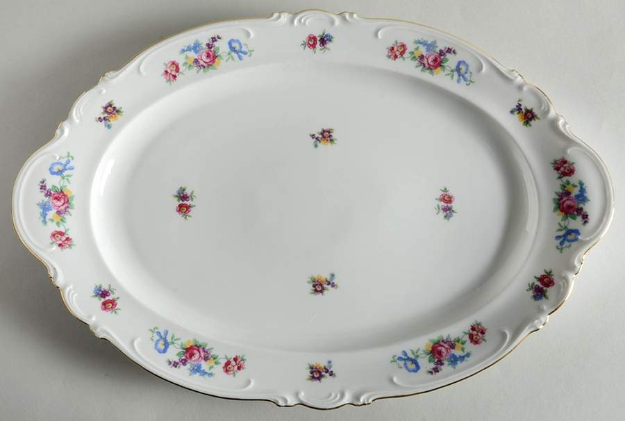 16106 14" Oval Serving Platter by Heinrich - H&C-1