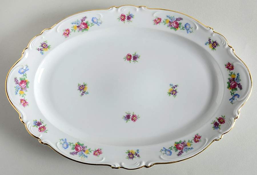 16106 11" Oval Serving Platter by Heinrich - H&C-1