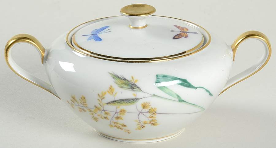 Summer Sugar Bowl & Lid by Heinrich - H&C-1