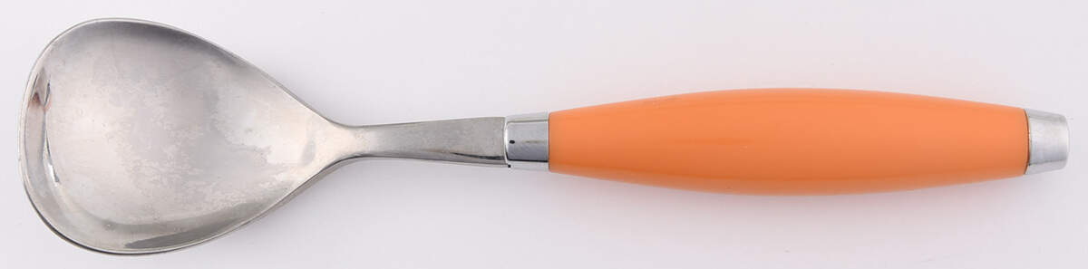 Fiesta Tangerine (Intro 2003) Sugar Spoon by Homer Laughlin -1