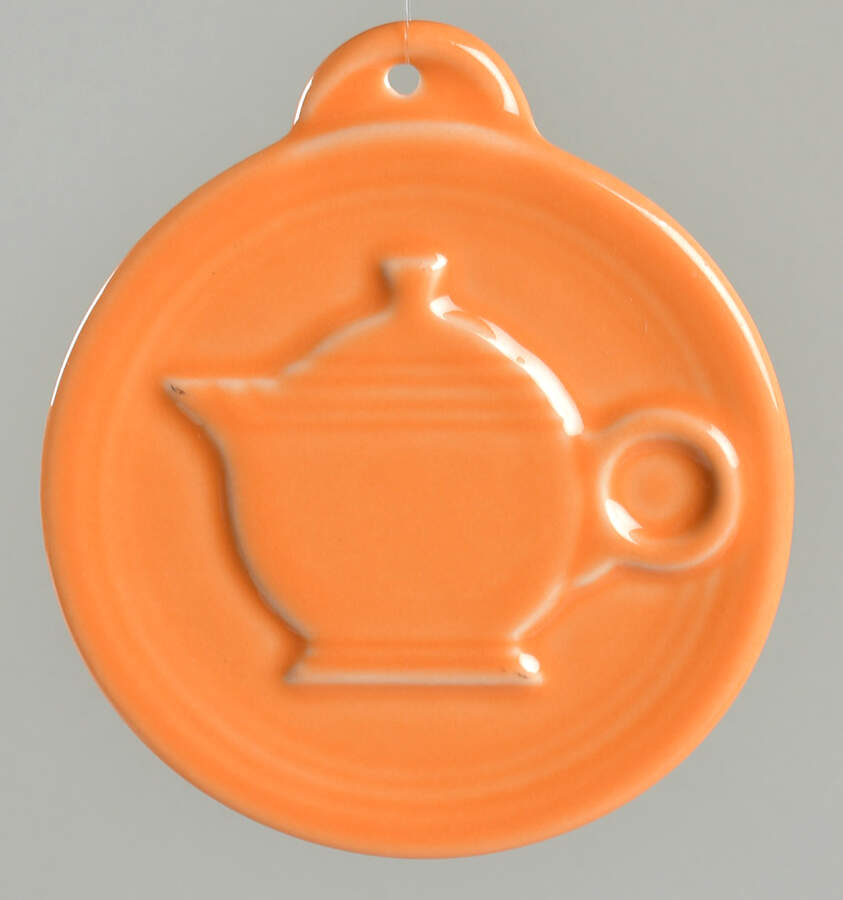 Fiesta Tangerine (Intro 2003) Ornament by Homer Laughlin -1