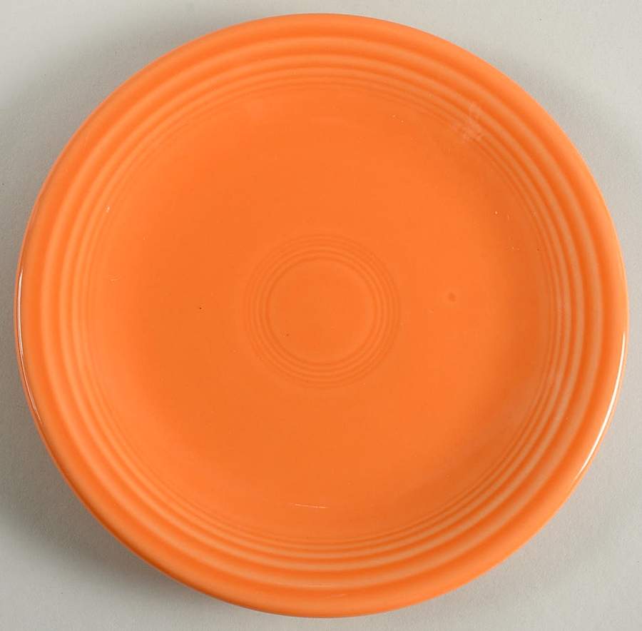Fiesta Tangerine (Intro 2003) Bread & Butter Plate by Homer Laughlin -1