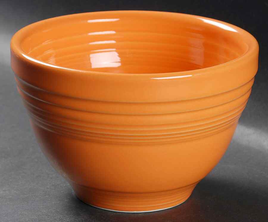 Fiesta Tangerine (Intro 2003) 6" Prep Bowl by Homer Laughlin -1