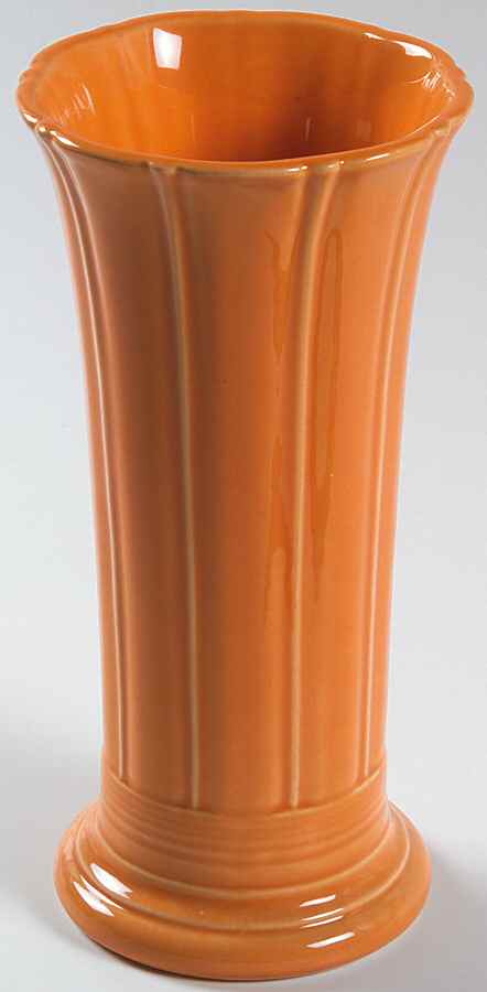 Fiesta Tangerine (Intro 2003) 7" Vase by Homer Laughlin -1