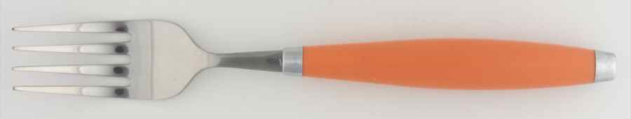 Fiesta Tangerine (Intro 2003) Individual Salad Fork by Homer Laughlin -1