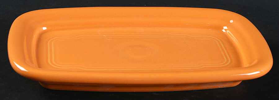 Fiesta Tangerine (Intro 2003) Extra Large 1/4 Lb Butter No Lid by Homer Laughlin -1