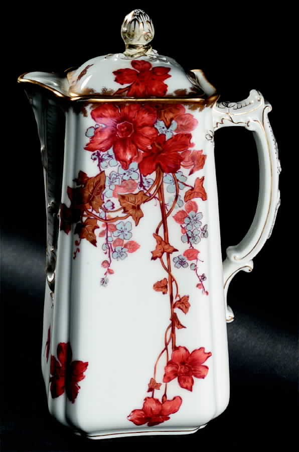 H2593 Chocolate Pot & Lid by Haviland-1