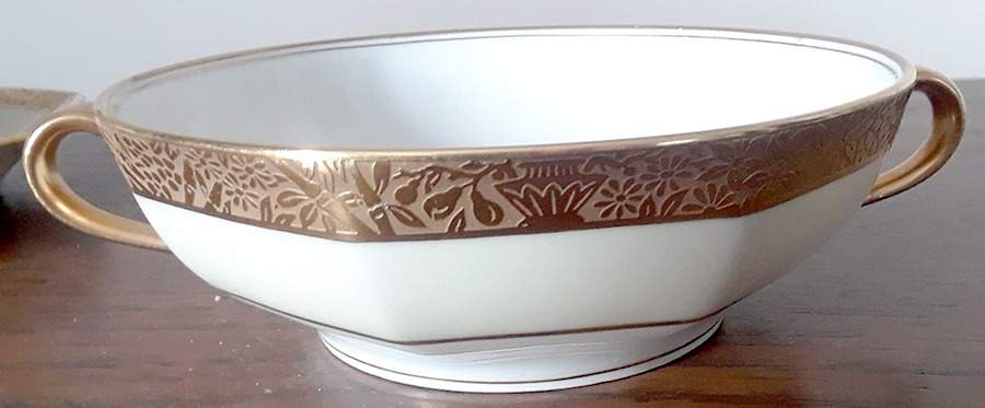 H2594 Footed Cream Soup Bowl by Haviland-1