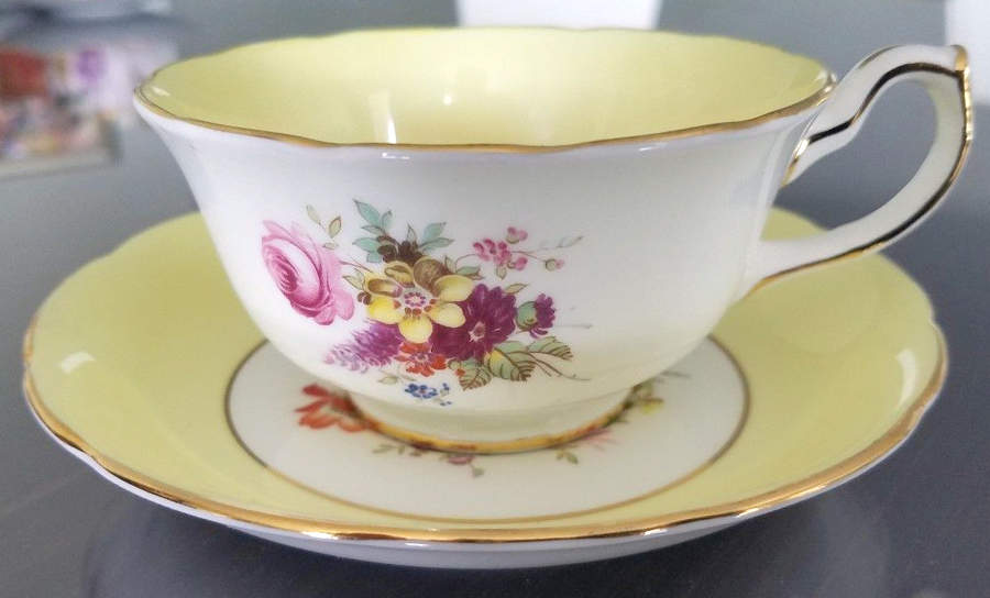 3069 Footed Cup & Saucer Set by Hammersley-1