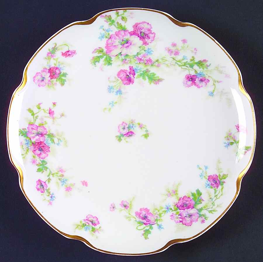 H2606 Coupe Luncheon Plate by Haviland-1