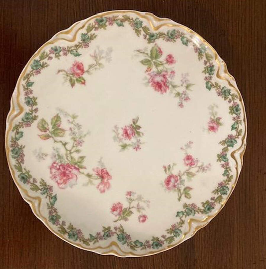 Schleiger 1145-1 Coupe Salad Plate by Haviland-1