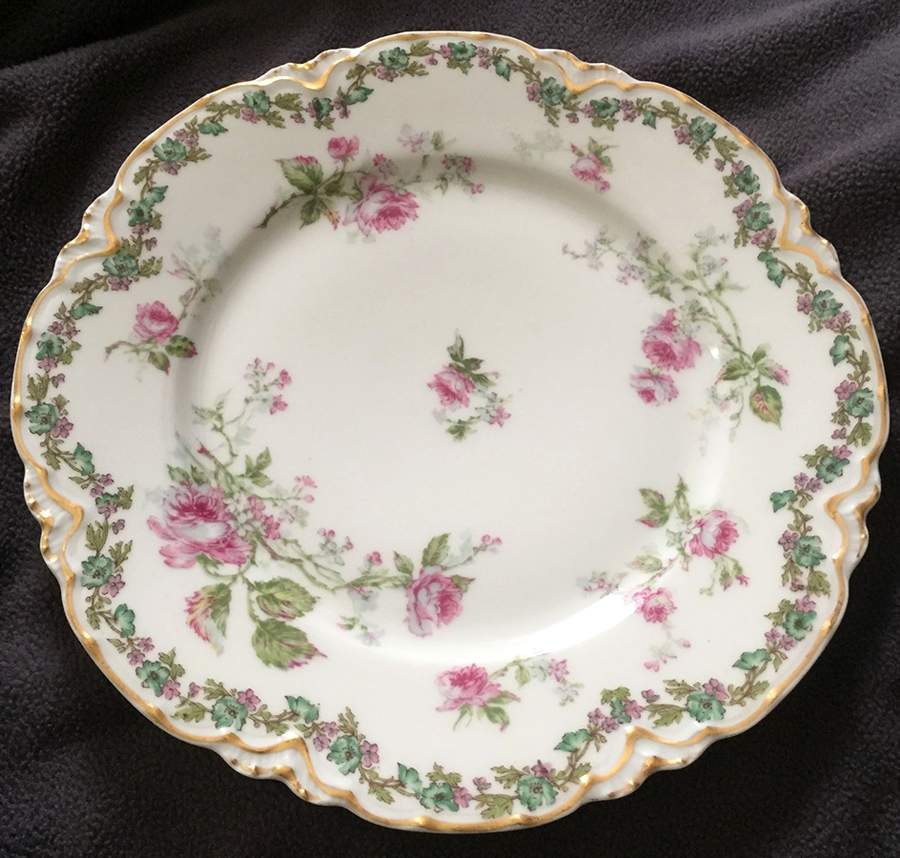 Schleiger 1145-1 Luncheon Plate by Haviland-1