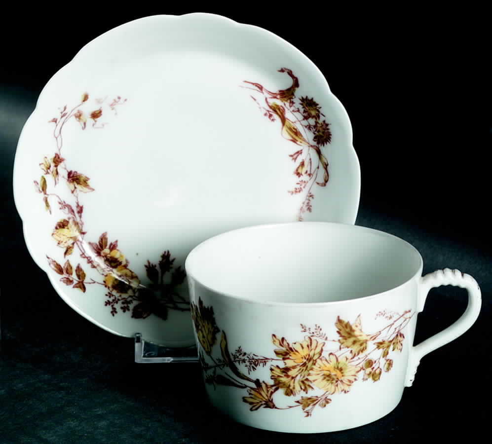 Schleiger 77-2 Oversized Cup & Saucer Set by Haviland-1