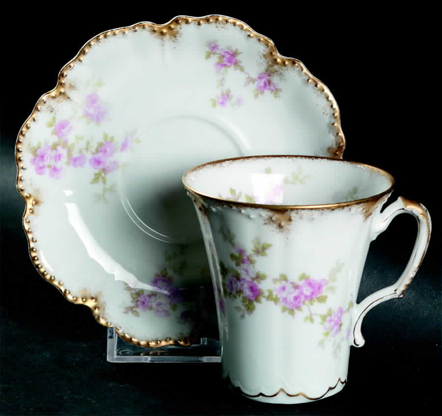 Schleiger 1131-1 Chocolate Cup & Saucer Set by Haviland-1