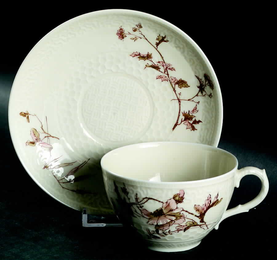 H2618 Flat Cup & Saucer Set by Haviland-1