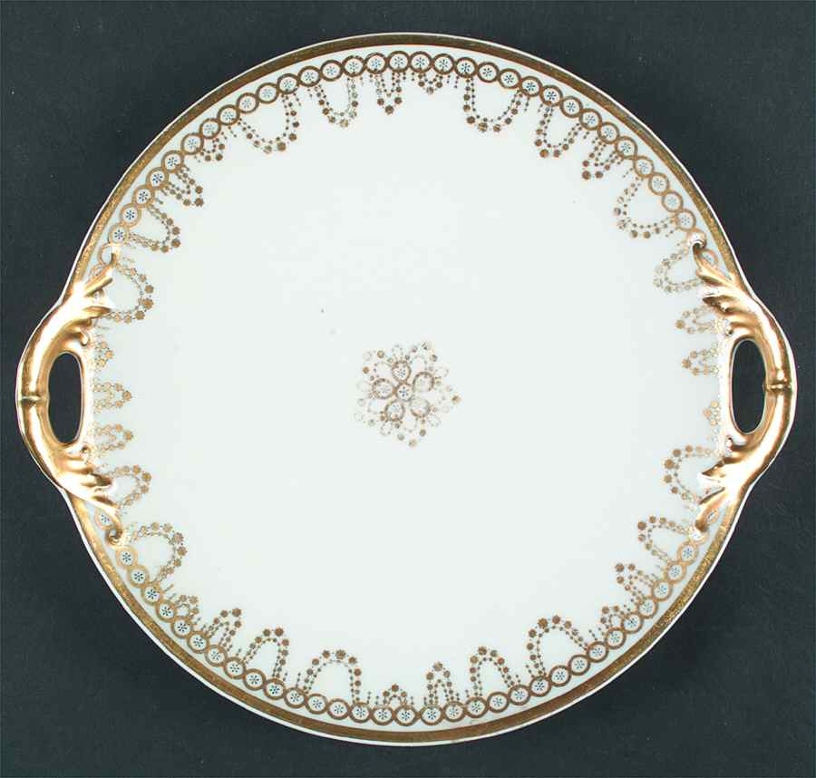 H2639 Handled Cake Plate by Haviland-1