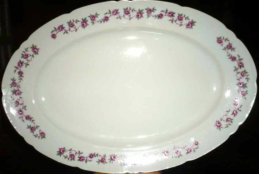 HCZ77 12" Oval Serving Platter by Haas-Czjzek Coronado-1
