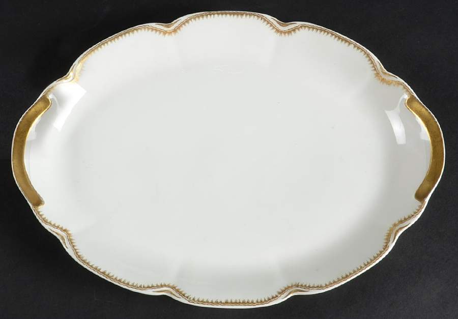 H2656 11" Oval Serving Platter by Haviland-1