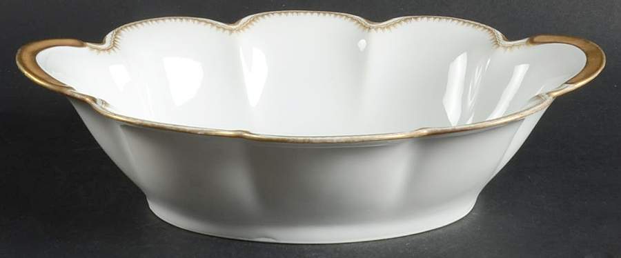 H2656 10" Oval Vegetable Bowl by Haviland-1