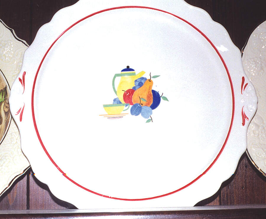 HAR114 Handled Cake Plate by Harker-1