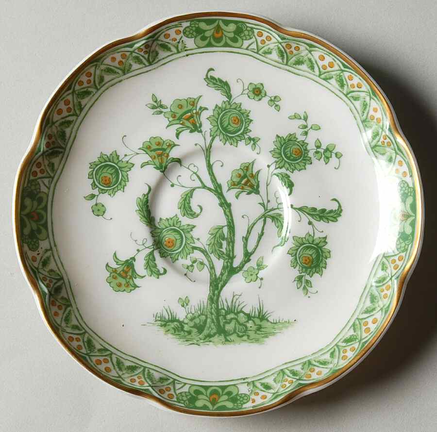 Bonneval (White, Isle De France Shape) Saucer for Demitasse Cup by Haviland-1