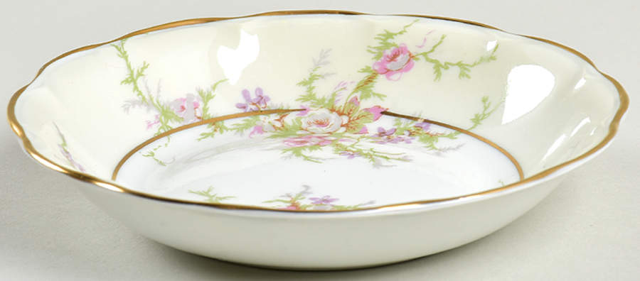 Rosalinde (France, Lutece Shape) Fruit/Dessert (Sauce) Bowl by Haviland-1