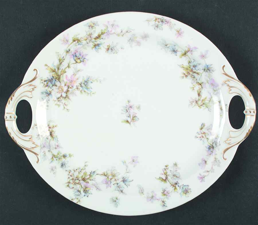 Schleiger 91-1 Handled Cake Plate by Haviland-1