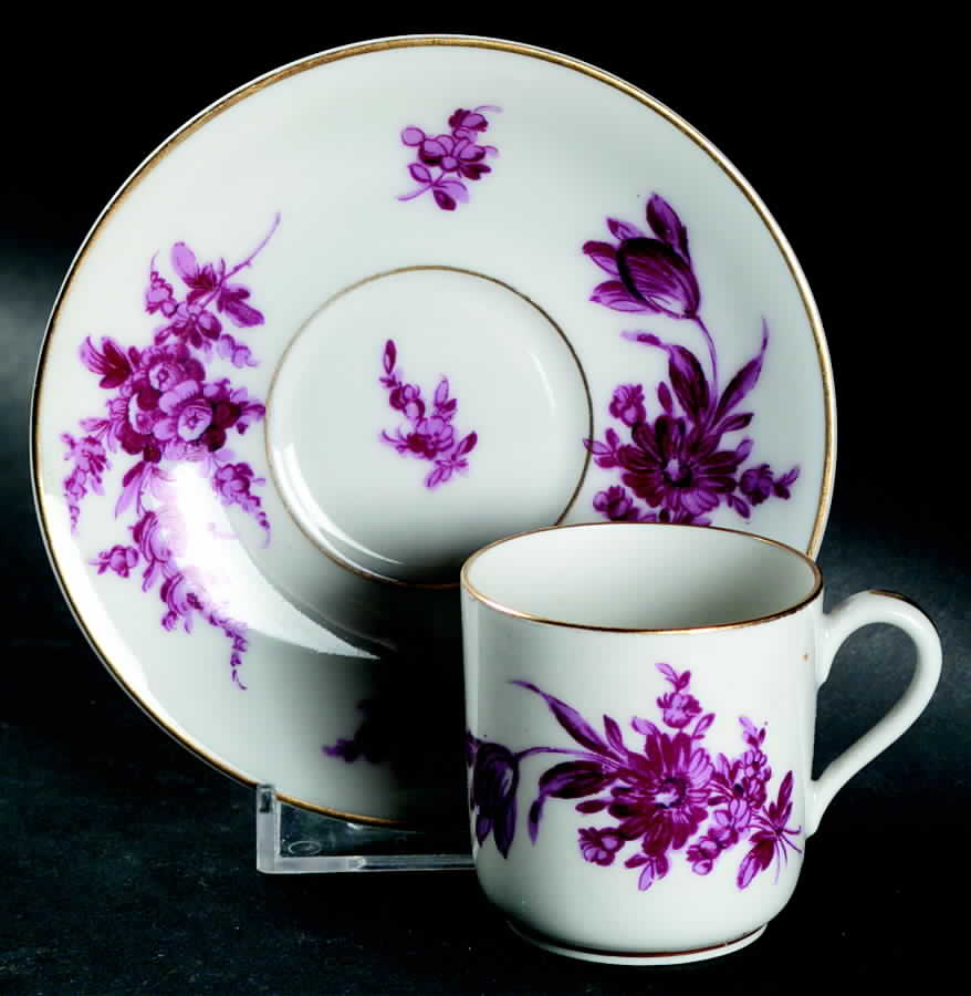 H2650 Flat Demitasse Cup & Saucer Set by Haviland-1
