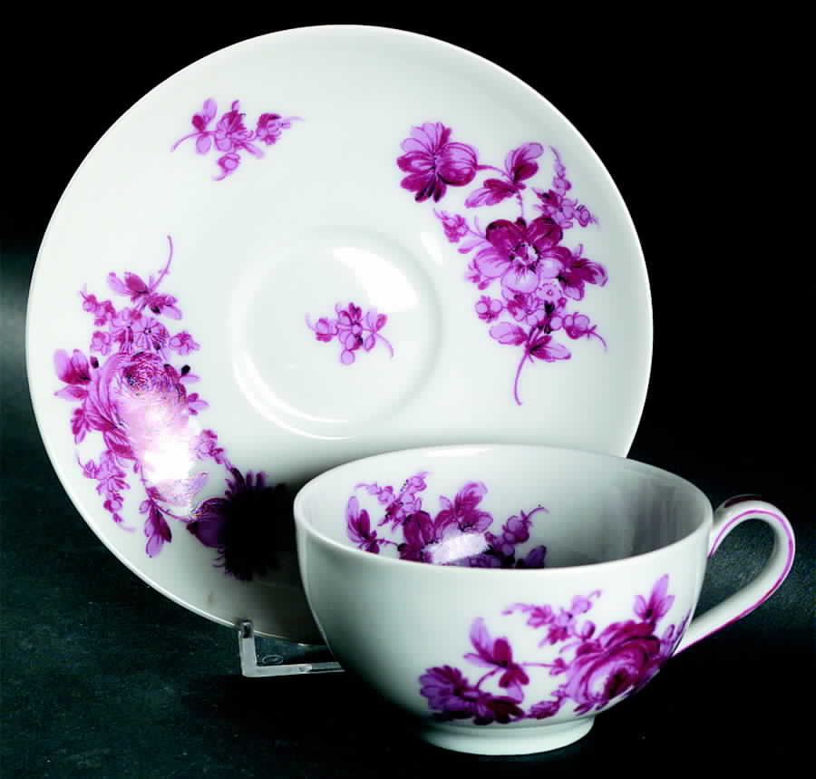 H2666 Flat Cup & Saucer Set by Haviland-1