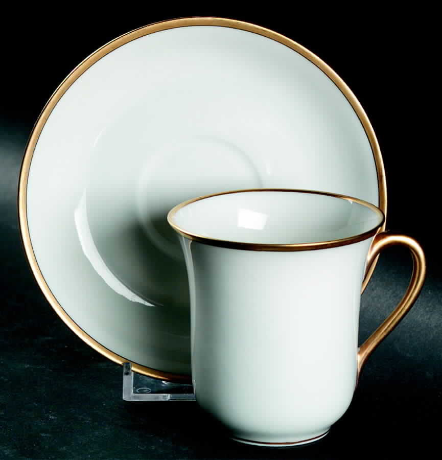 H2668 Chocolate Cup & Saucer Set by Haviland-1