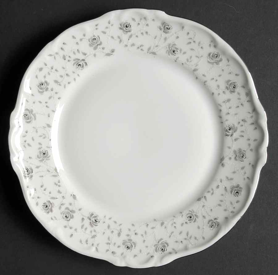 Persian Grey Salad Plate by Hertel Jacob-1
